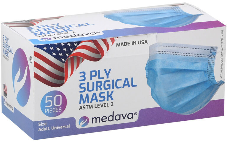 medava® Surgical 3 Ply Mask (ASTM Level 2)