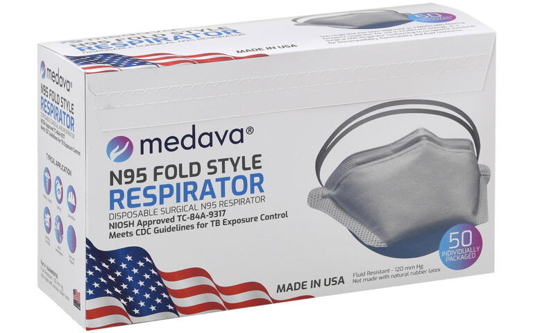 medava® N95 NIOSH Respirator Fold Style